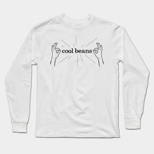 Cool Beans Black Long Sleeve T-Shirt